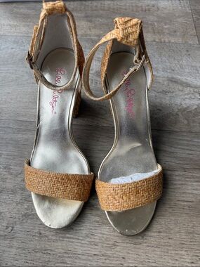 Lilly Pulitzer Amber Lynn Straw Sandals